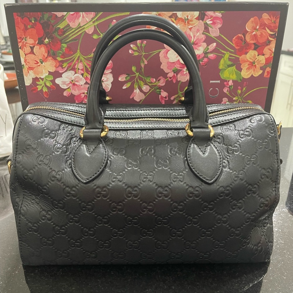 Gucci Embossed HandBag